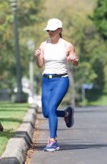 REESE WITHERSPOON Out Jogging in West Hollywood 04/07/2019