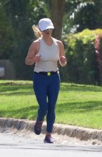 REESE WITHERSPOON Out Jogging in West Hollywood 04/07/2019