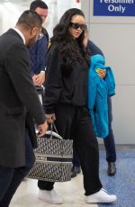 RIHANNA at JFK Airport in New York 04/11/2019