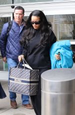 RIHANNA at JFK Airport in New York 04/11/2019