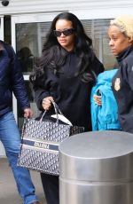 RIHANNA at JFK Airport in New York 04/11/2019