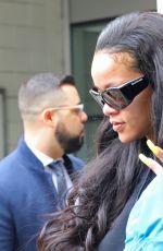 RIHANNA at JFK Airport in New York 04/11/2019