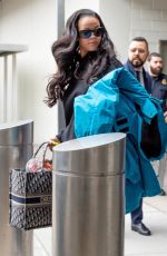 RIHANNA at JFK Airport in New York 04/11/2019
