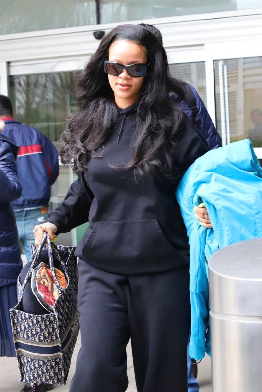 RIHANNA at JFK Airport in New York 04/11/2019