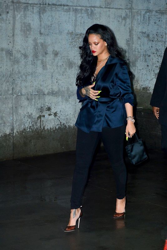 RIHANNA at Perry Street Restaurant in New York 04/12/2019