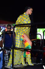 RIHANNA at Reggae Star Buju Banton Concert in Barbados 04/28/2019