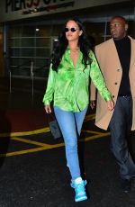 RIHANNA Out and About in New York 04/15/2019