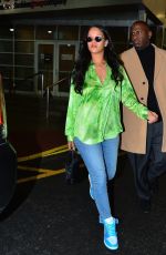 RIHANNA Out and About in New York 04/15/2019