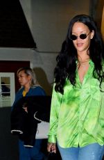 RIHANNA Out and About in New York 04/15/2019
