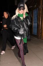 RITA ORA Arrives at Laylow Club in Notting Hill 04/14/2019