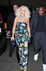 RITA ORA Arrives at Marc Jacobs