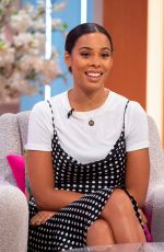 ROCHELLE HUMES at Lorraine Show in London 04/24/2019