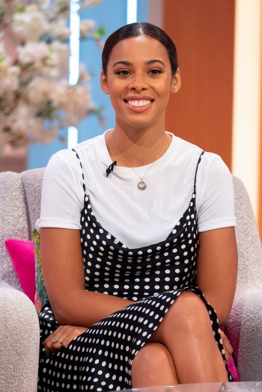 ROCHELLE HUMES at Lorraine Show in London 04/24/2019