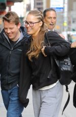 RONDA ROUSEY Arrives at Late Show with Stephen Colbert in New York 04/17/2019