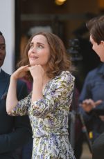 ROSE BYRNE, David Oyelowo and Domhnall Gleeson on the Set of Peter Rabbit 2 in Richmond 03/31/2019