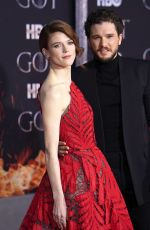 ROSE LESLIE at Game of Thrones, Season 8 Premiere in New York 04/03/2019