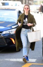 ROSE LESLIE Out and About in New York 04/02/2019