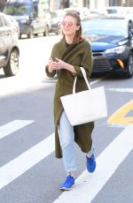ROSE LESLIE Out and About in New York 04/02/2019