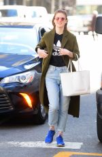 ROSE LESLIE Out and About in New York 04/02/2019