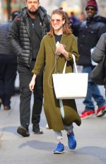 ROSE LESLIE Out and About in New York 04/02/2019