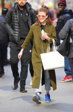 ROSE LESLIE Out and About in New York 04/02/2019