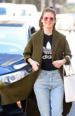 ROSE LESLIE Out and About in New York 04/02/2019
