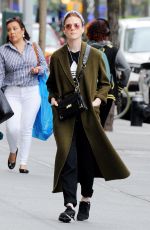 ROSE LESLIE Out in New York 04/08/2019