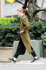 ROSE LESLIE Out in New York 04/08/2019
