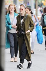 ROSE LESLIE Out in New York 04/08/2019