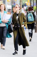 ROSE LESLIE Out in New York 04/08/2019