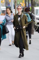 ROSE LESLIE Out in New York 04/08/2019