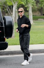 ROSIE HUNTIGNTON-WHITELEY at a Park in Beverly Hills 04/16/2019
