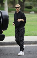 ROSIE HUNTIGNTON-WHITELEY at a Park in Beverly Hills 04/16/2019