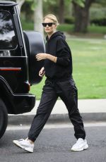 ROSIE HUNTIGNTON-WHITELEY at a Park in Beverly Hills 04/16/2019