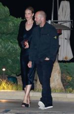 ROSIE HUNTINGTON-WHITELEY and Jason Statham at Nobu in Malibu 04/12/2019