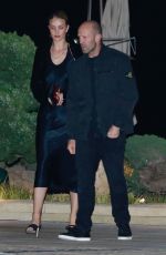 ROSIE HUNTINGTON-WHITELEY and Jason Statham at Nobu in Malibu 04/12/2019