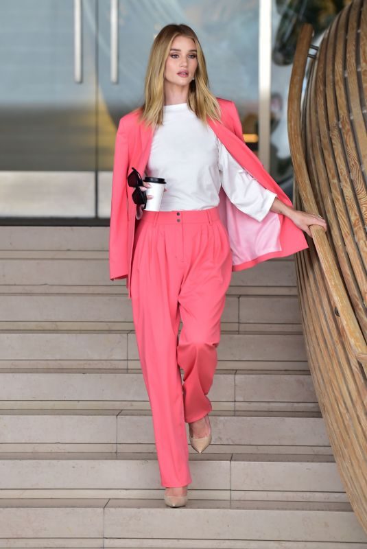 ROSIE HUNTINGTON-WHITELEY Out in Beverly Hills 04/01/2019