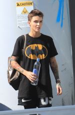 RUBY ROSE Leaves a Gym in Los Angeles 04/17/2019