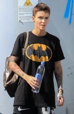 RUBY ROSE Leaves a Gym in Los Angeles 04/17/2019