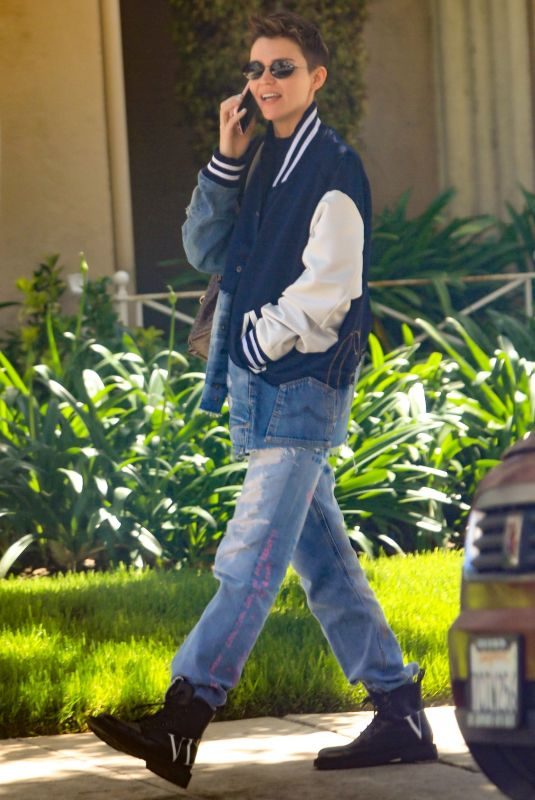 RUBY ROSE Out and About in Beverly Hills 04/22/2019