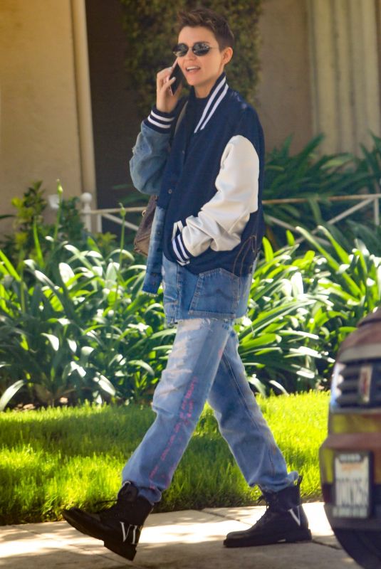 RUBY ROSE Out and About in Beverly Hills 04/22/2019
