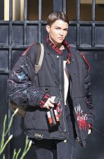 RUBY ROSE Out and About in Hollywood 04/05/2019