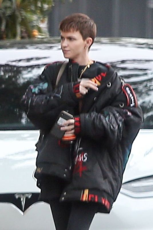 RUBY ROSE Out and About in Hollywood 04/05/2019
