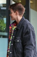 RUBY ROSE Out for Lunch in West Hollywood 04/16/2019