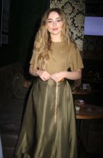 SABRINA CARPENTER at The Short History of the Long Road Cast Party in New York 04/27/2019