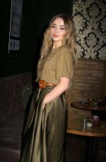 SABRINA CARPENTER at The Short History of the Long Road Cast Party in New York 04/27/2019