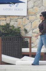 SALMA HAYEK on the Set of The Hitman