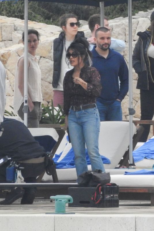 SALMA HAYEK on the Set of The Hitman’s Wife’s Bodyguard in Croatia 04/09/2019