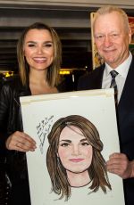 SAMANTHA BARKS Honored with Portrait at Sardi