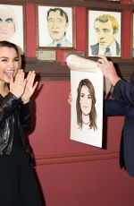 SAMANTHA BARKS Honored with Portrait at Sardi